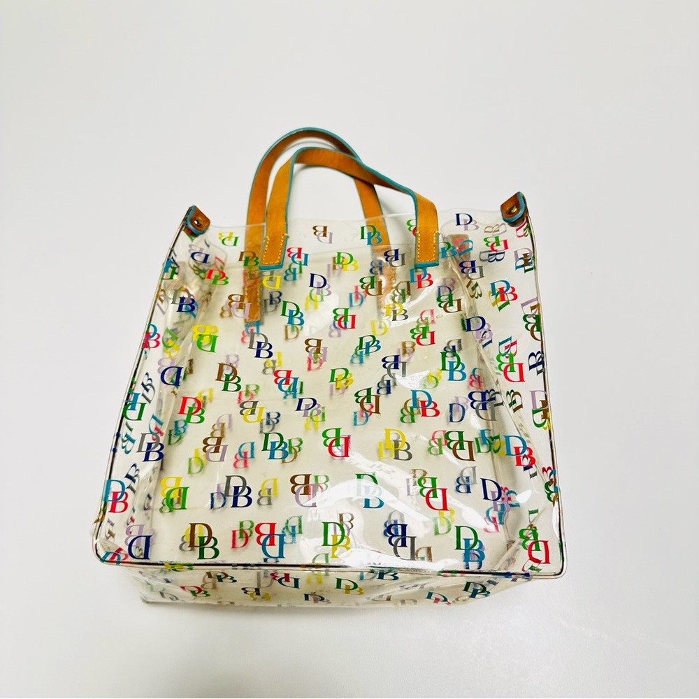 Vintage y2K dooney & Bourke Clear Monogram Tote